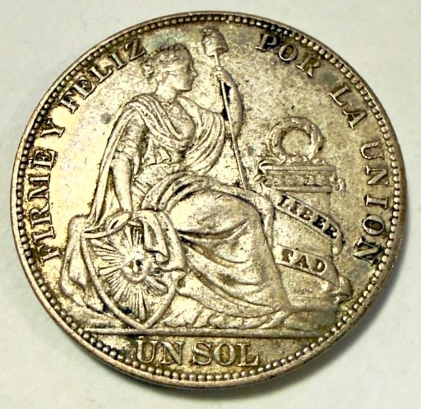 Tutti le monete: Peru 1 Sol 1915 VZ silver coin – Usato da Zürich venduto da Tasmiyah