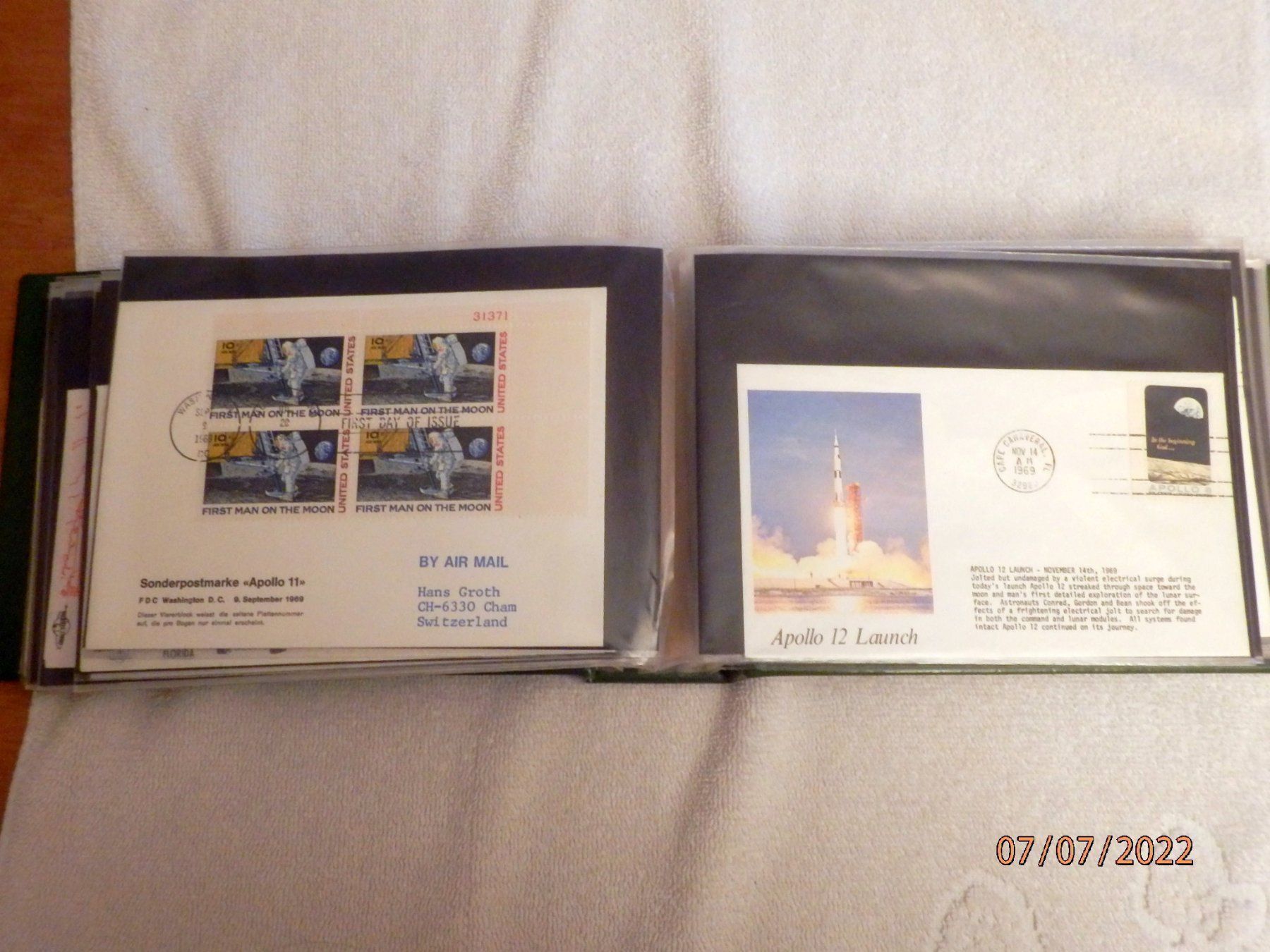 Tous les timbres: Sammlung Briefe, Deutschland, Apollo Programm, J.F. Kennedy – D'occasion à Ueberstorf par dinbau 8