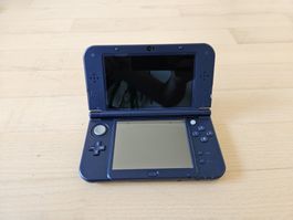 Nintendo New 3DS XL metallic blue inklusive 2 Spielen!