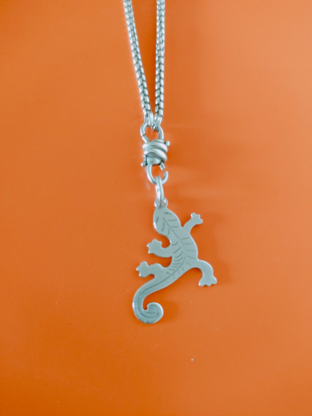 Catenine: Wunderschöne Halskette mit Geko – Nuovo (secondo la descrizione) da Dietikon venduto da Tucumano1981 3