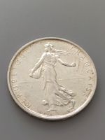 Frankreich 5 Francs Silbermünze La Semeuse, 1969, sehr schön