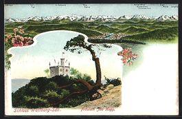 Säli, Schloss Wartburg und Alpenpanoram