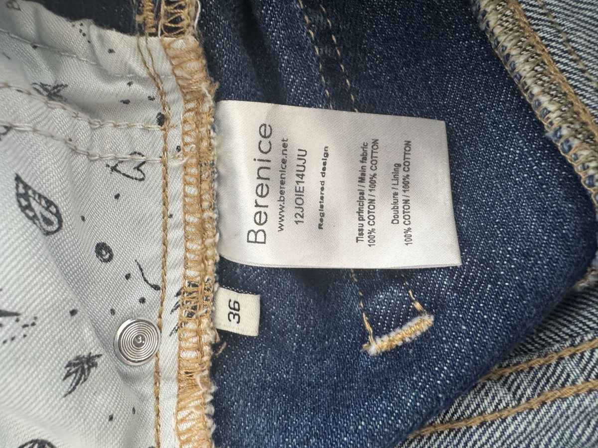 Gonne: BERENICE Jeansrock im Patchwork-Design, Grösse 36  – Usato da Zürich venduto da Chanelle07 4