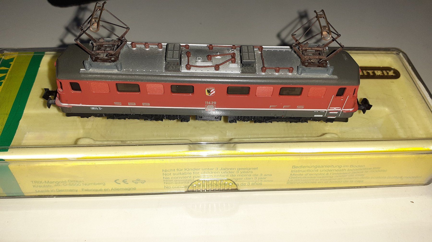 Trix Modellini di ferrovie: Minitrix Ae 6/6 11429 Altdorf  9       71 – Usato da Rheineck venduto da moesli03 1