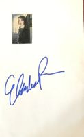 Elizabeth Perkins Autogramm signiert Karte m.Bild 13x20cm