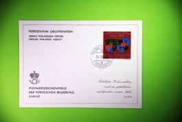 1968  /  FÜRSTENTUM LIECHTENSTEIN / FR. 0.75 - BRIEFMARKE