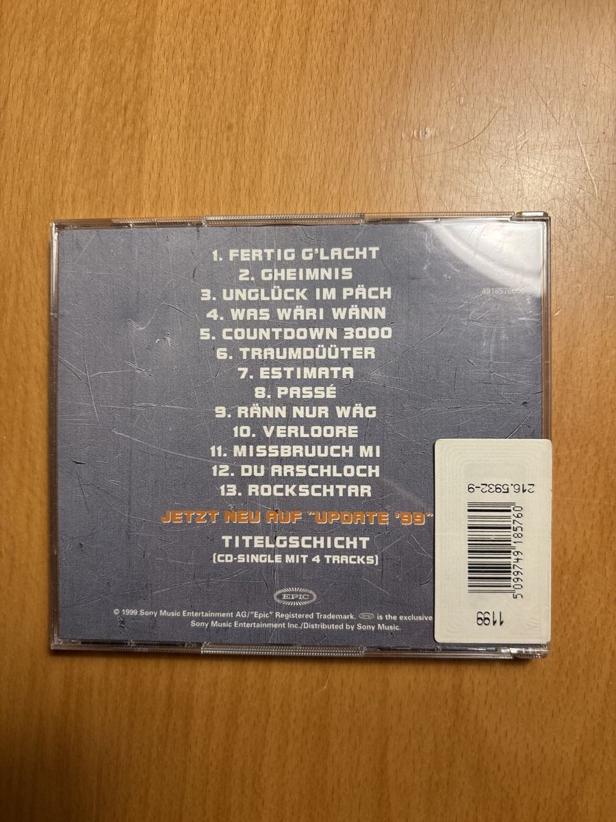CD: Subzonic Update '99 Doppel-CD Hit-Album Klassiker – Usato da Schüpfen venduto da Cedric03 2