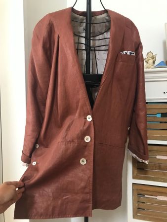 Vintage Klaus Steilmann Selection Blazer Leinen Jacke