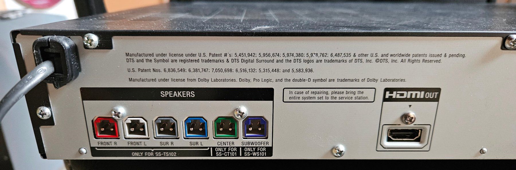 Sony Audio- & Mediensysteme: Sony DVD Player DAV-TZ230 – Defekt aus Brittnau von leroyjethro 4