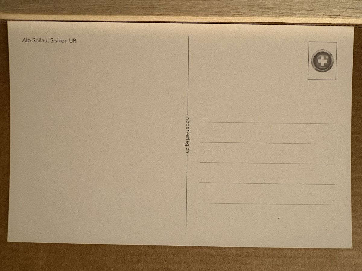Cartoline postali: AK von Alp Spilau Sisikon – Nuovo (secondo la descrizione) da Rümlang venduto da Kartenpost1 1