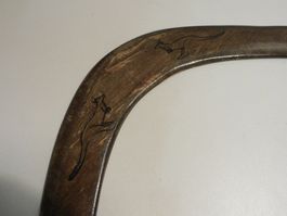 Bumerang von Australien  hat leichte defekte ca 34 cm