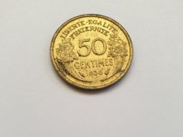 🇫🇷 France 50 centimes 1939 VF+
