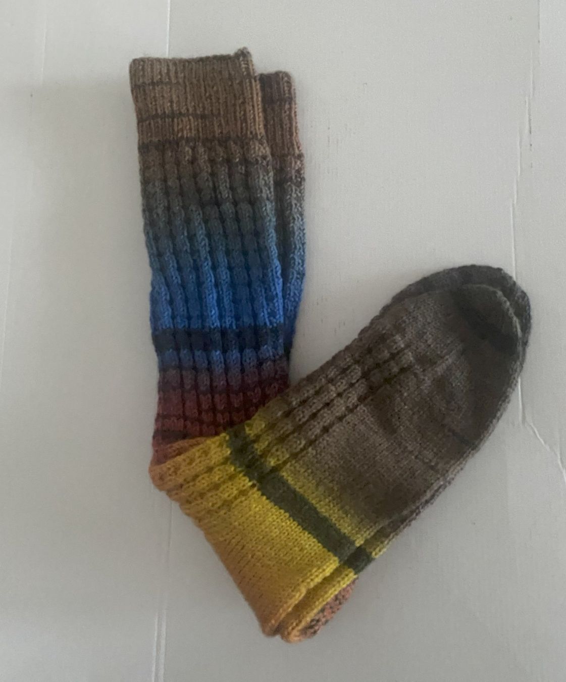 Calze: Socken handgestrickt 46/47 – Nuovo (secondo la descrizione) da Thun venduto da marasch01