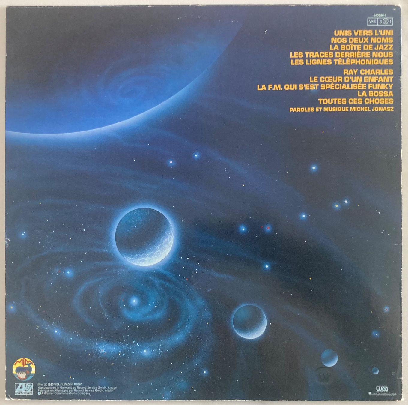 Dischi in vinile: MICHEL JONASZ - UNIS VERS L'UNI – Usato da Poliez-Pittet venduto da Newtown-Records 1