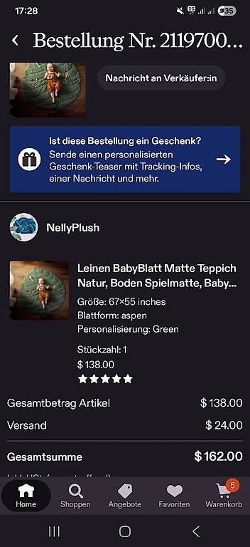 Coperte: Krabbeldecke - handgemacht, Leinen – Usato da St.Gallen venduto da zauberfee16 2