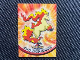 Pokemon Rapidash non Holo Topps Series 1.Edition near Mint