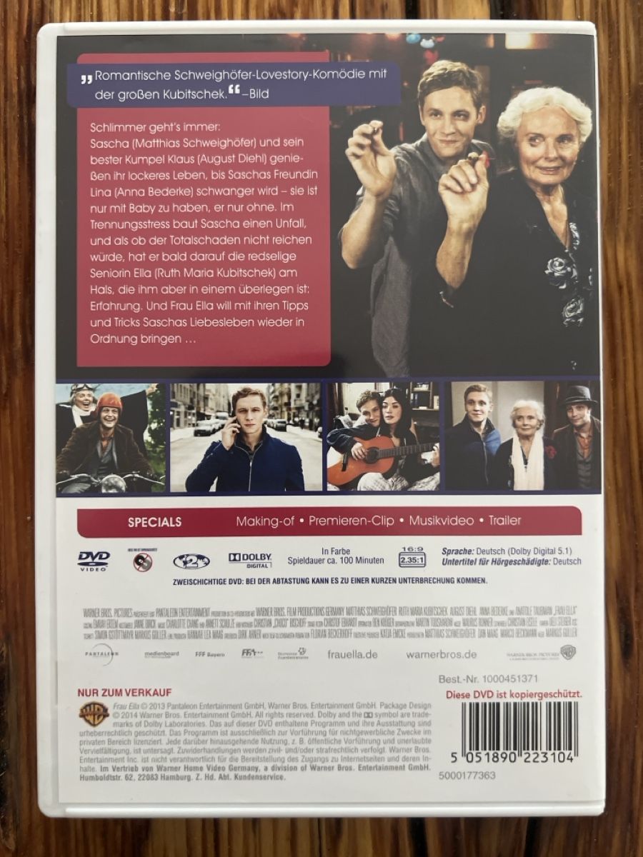 Tutti i DVDs: Frau Ella DVD guter Zustand – Usato da Umiken venduto da mar_p7n9 1