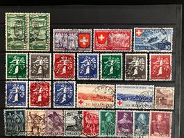 Lot Steckkarte Antike Briefmarken schöne-☉