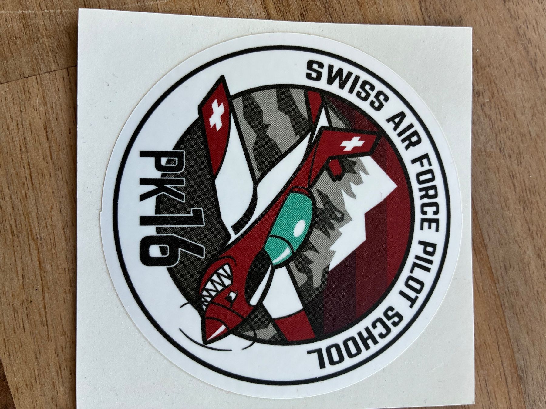 Sticker: Kleber PK 16 Swiss air force pilot school – Usato da Oberiberg venduto da reimet