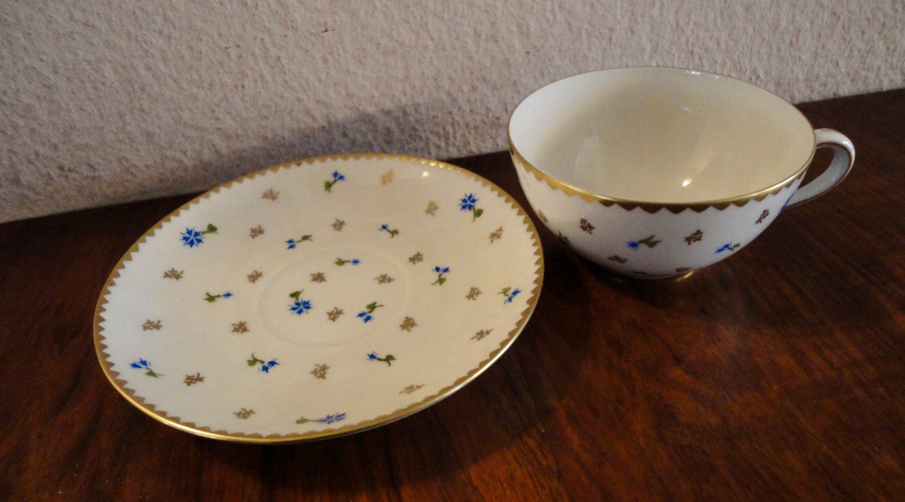 Tazze: Langenthal Teetasse mit Unterteller (Kornblumen) – Usato da WÄDENSWIL venduto da katti01 3