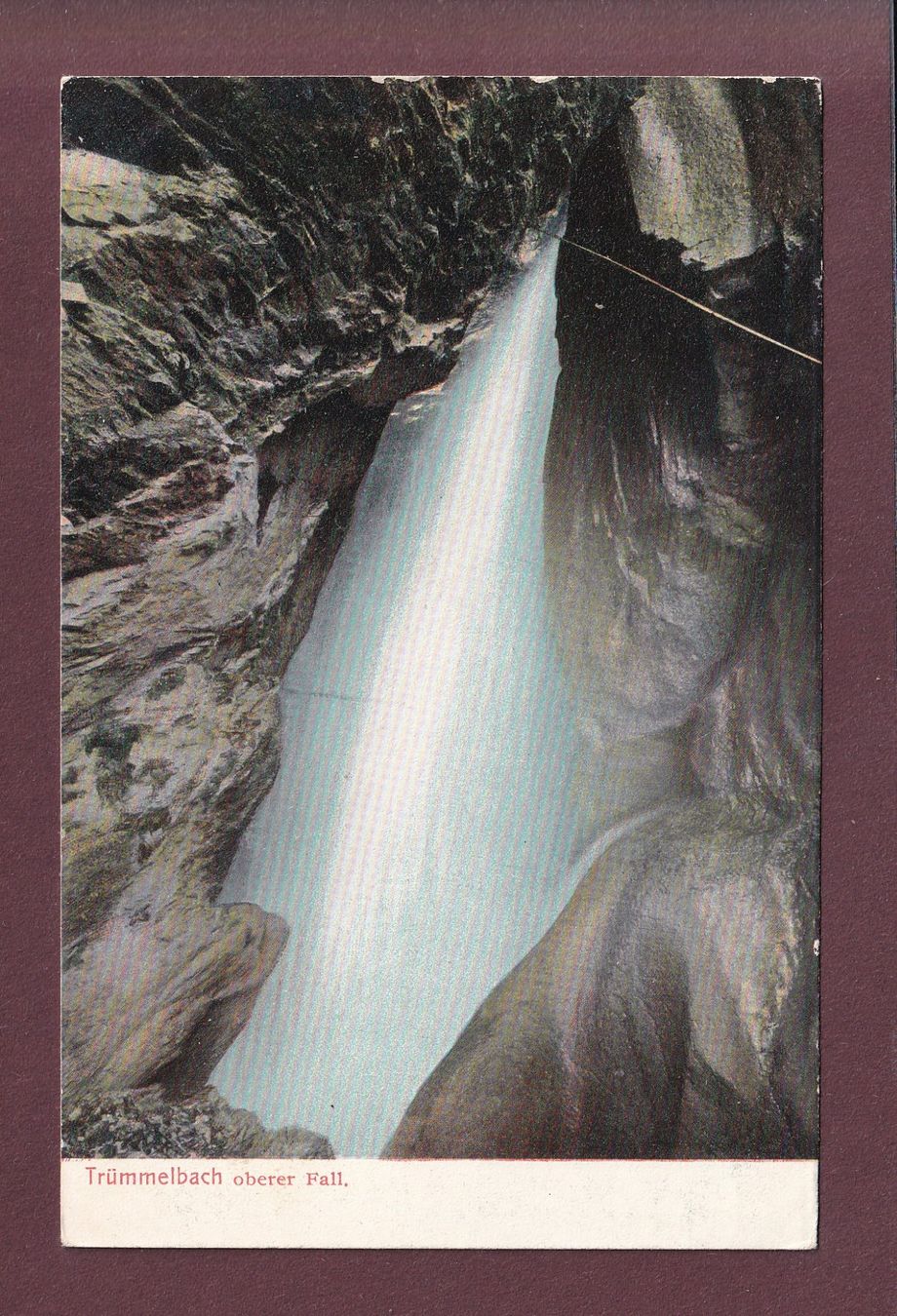 Cartes postales: TRÜMMELBACH oberer Fall – D'occasion à Pully par nicecards