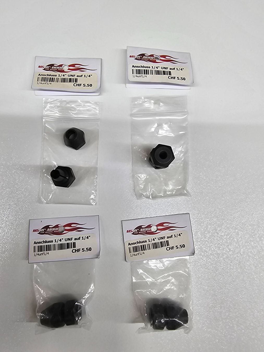RC Modellbau: 4stk. Wellenanschluss 1/4" auf 1/4" – Neu und originalverpackt aus Rüti ZH von Madeira14
