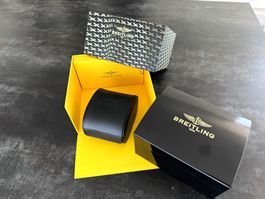 Breitling Uhrenbox mit Zubehör guter Zustand