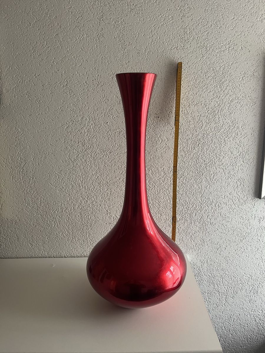 Vasi & Recipienti: Bodenvase, 72 cm hoch, Rot Metallic – Usato da Anglikon venduto da Tanne1 1