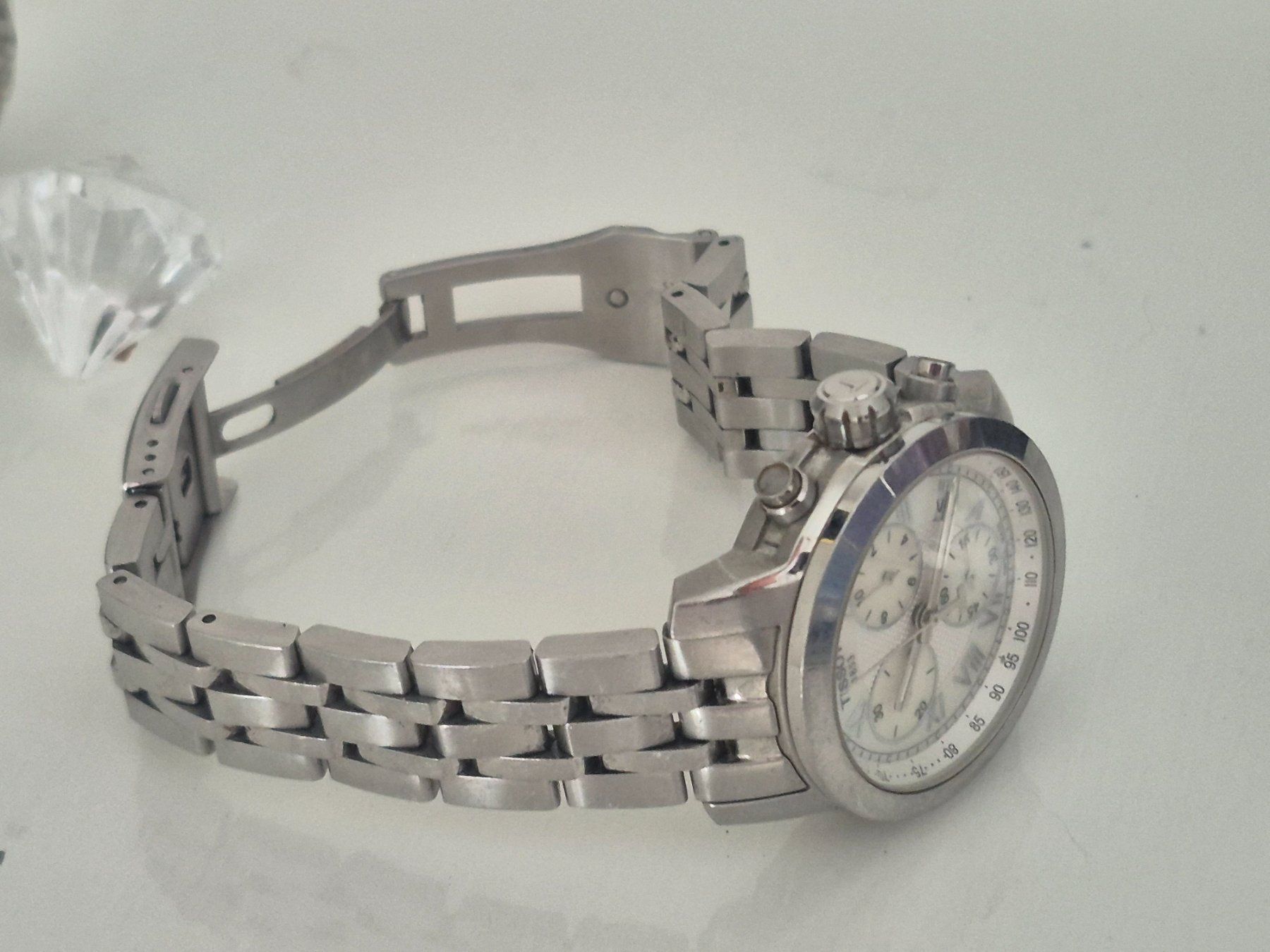 Tissot Montres: Tissot PRC 200 Lady Chronograph Perlmutt & Box – D'occasion à Fislisbach par jan_bs22 4