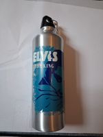 Coole Elvis Trinkflasche aus Aluminium für unterwegs!