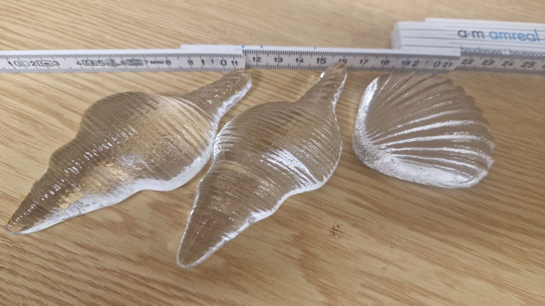 Toutes les décorations: Muscheln aus Glas, 3 Stück – D'occasion à Weisslingen par and-lo73