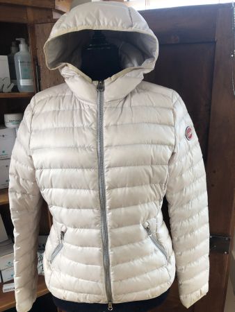 Colmar Daunenjacke beige mit Kapuze