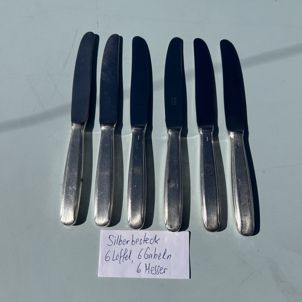 Sola Set di posate: Versilbertes Besteck, 18-teilig – Usato da Zürich venduto da Mary8044 2
