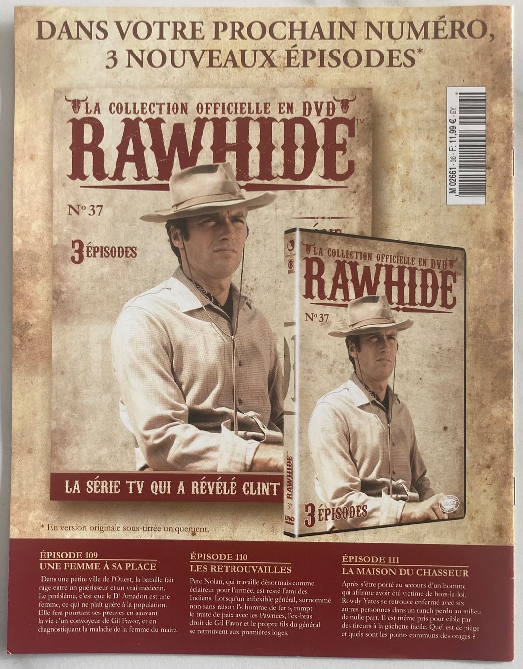 Alle DVDs: CLINT EASTWOOD - RAWHIDE N°36 – Gebraucht aus Poliez-Pittet von Newtown-Records 2
