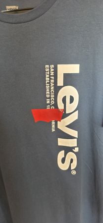 Levi's T-Shirt L blau gestreift Sommer neuwertig