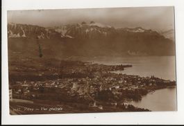 AK 1925 Vevey, Genfersee, Berge