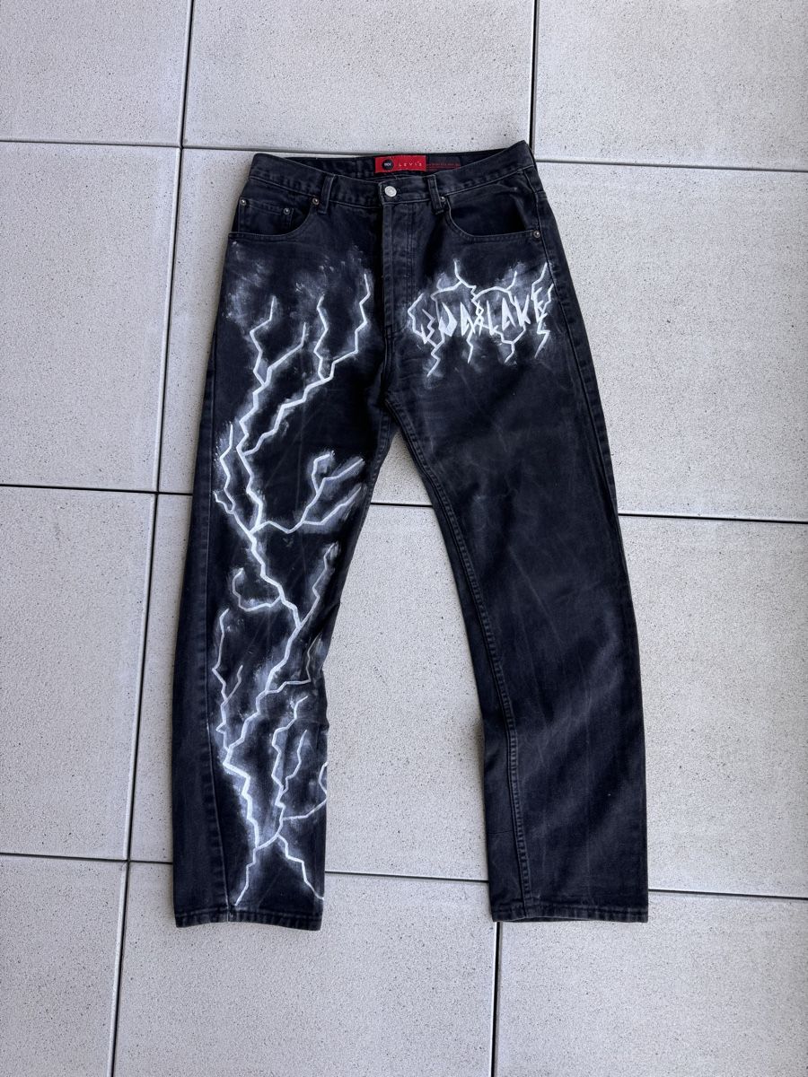 Levi's Jeans: Jeans Levi’s 501 Custom con fulmini – Nuovo (secondo la descrizione) da Vacallo venduto da edo_v9h5