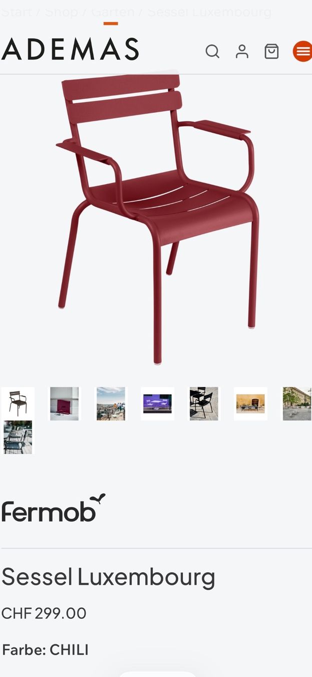 Fermob Chaises: Fermob  Gartenstühle – D'occasion à Zürich par fra_nrp5 3