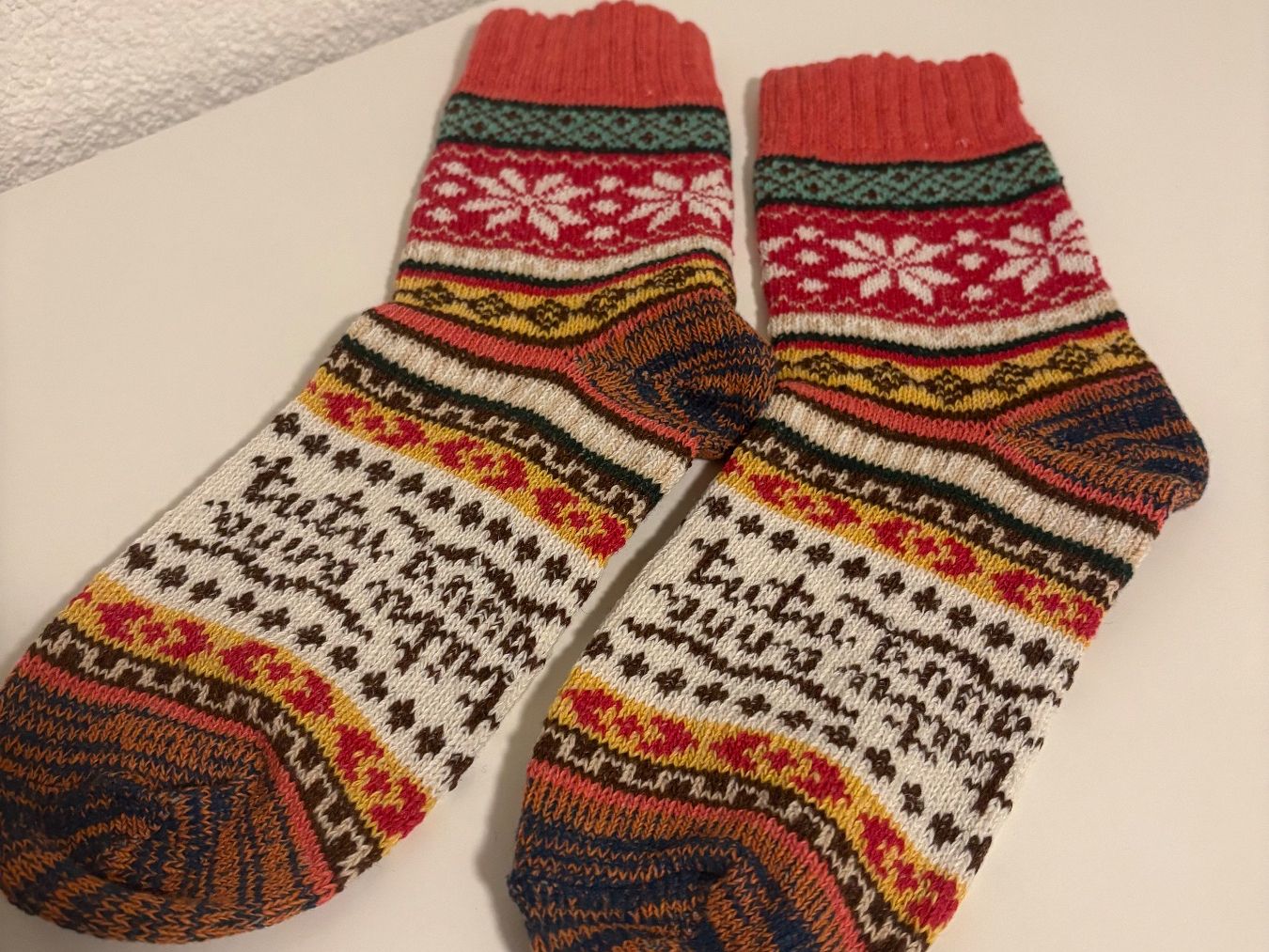 Calze: Warme Socken mit Muster – Nuovo e nell'imballaggio originale da grenchen venduto da cdlu