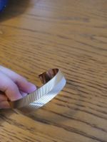 Armreif und Ohrringe von Fossil