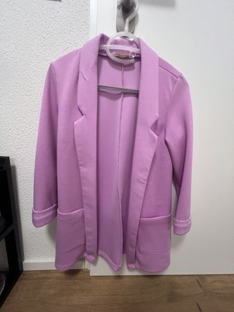 Stoffblazer rosa 34