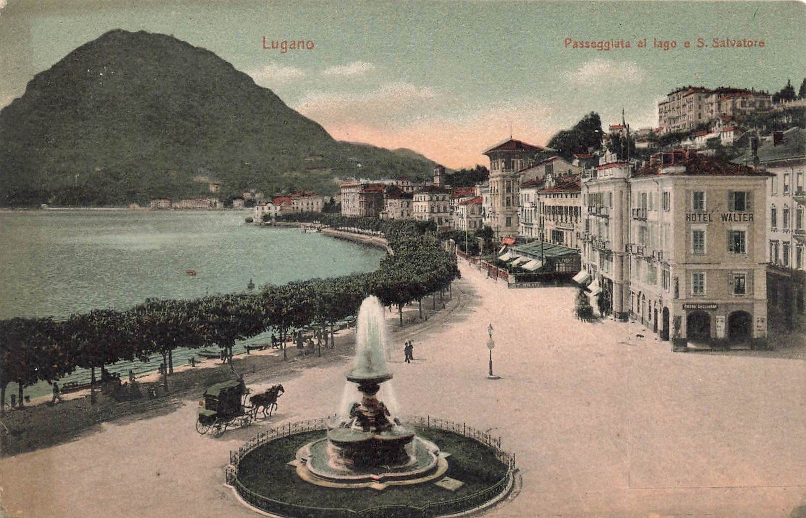 Cartoline postali: Lugano – Usato da Biasca venduto da Blenio71
