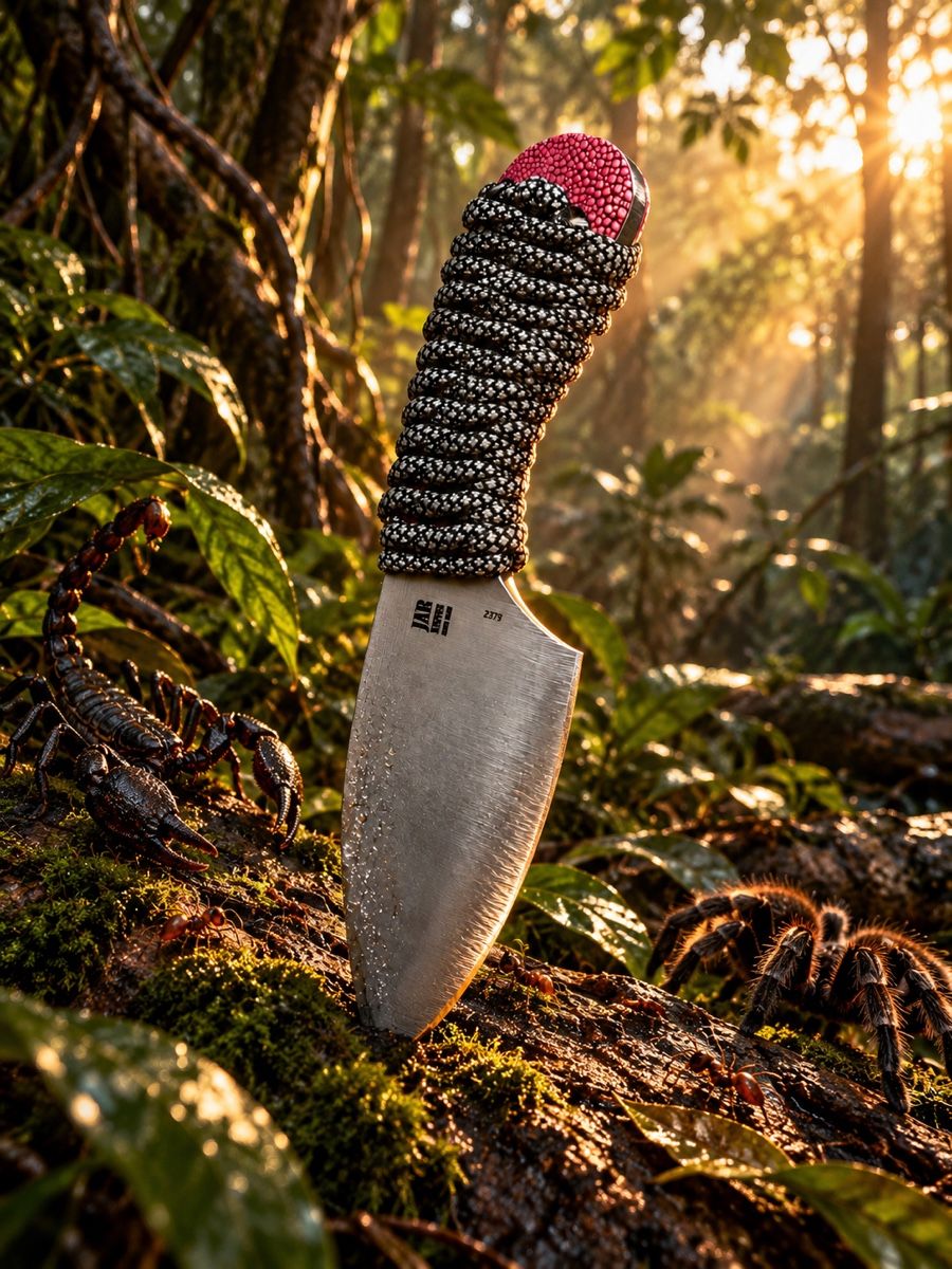 SABER TOOTH 1/1 – Survival & Bushcraft Knife Swiss Made (Neuf (Voir ...