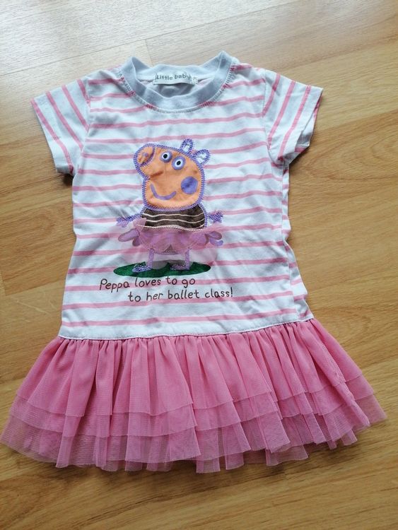 Kinder Lizenz T-Shirt 2er Pack Peppa Wutz Gr. 98/10 Produktbild-Vorschau 4