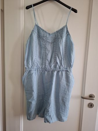 Superdry Jumpsuit denim blu, taglia EU 44, come nuovo!