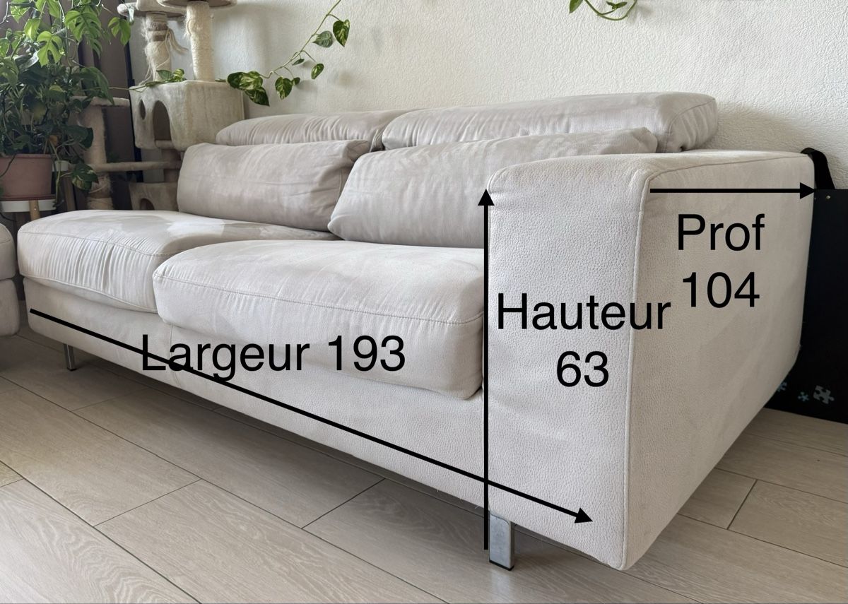 Sofas: Deux canapés-lits beige Poltronesofa – Gebraucht aus Petit-Lancy von s.heredia 3