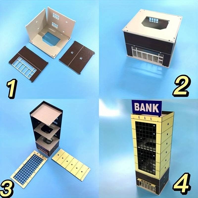 Modelleisenbahnen: Bankgebäude Spur N, Bausatz – Neu und originalverpackt aus Luzern von Salefactory 1
