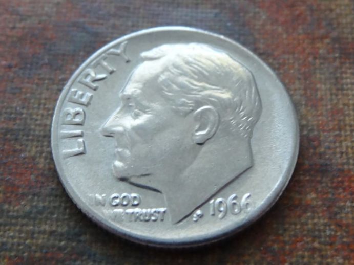 Tutti le monete: USA ONE DIME 1966 – Usato da Romanel-sur-Lausanne venduto da Swift13