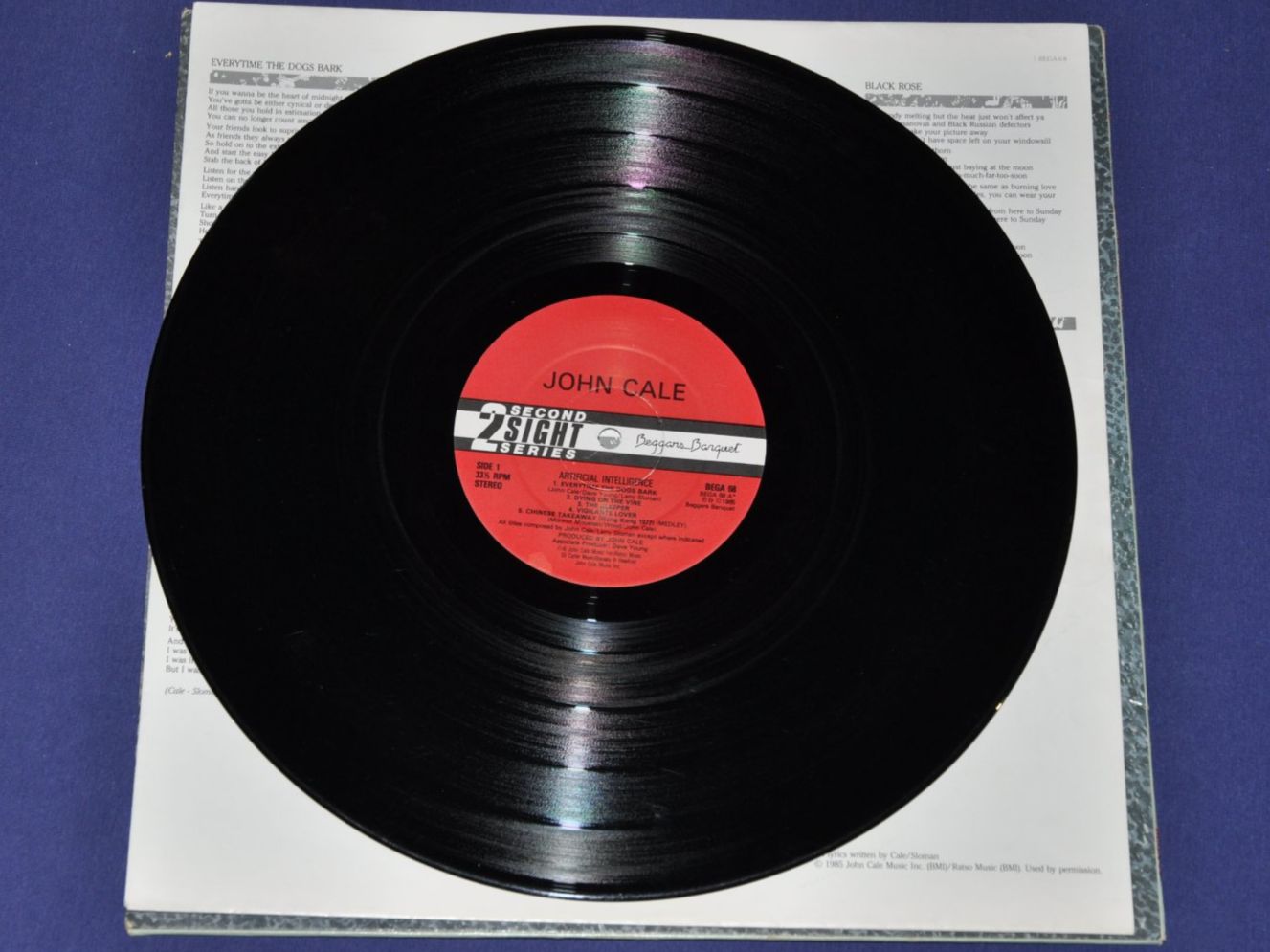 Vinyles: LP John Cale - Artificial Intelligence – D'occasion à Boll par Theodora15 4