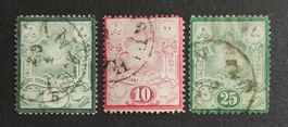 Persien/Iran 1882, Sonne, gestempelte